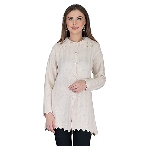 LADY WILLINGTON Women Woolen Double Collar Daffodil