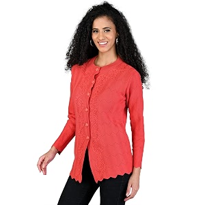lady willington women woolen round neck cardigan sweater heavy front long kadai cardigan winter wear pure wool cardigan for women free size cotty warm cardigans with side pockets
