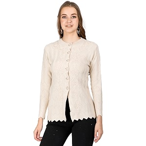 lady willington women woolen round neck cardigan sweater heavy front long kadai cardigan winter wear pure wool cardigan for women free size cotty warm cardigans with side pockets l skin