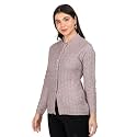 Lady Willington Women Woolen Round Neck Self