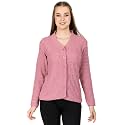Lady Willington Women Woolen V-Neck Self Design