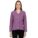 Lady Willington Women Woolen V-Neck Self Design