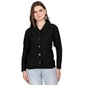 Lady Willington Women Woolen V-Neck Self Design