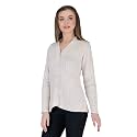 Lady Willington Women Woolen V-Neck Self Design