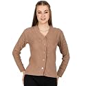Lady Willington Women Woolen V-Neck Self Design