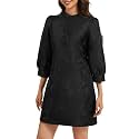 Ladyful Women39s Floral Jacquard Dress Cocktail Mini