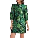 Ladyful Women39s Floral Jacquard Dress Cocktail Mini