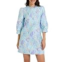 Ladyful Women39s Floral Jacquard Dress Cocktail Mini