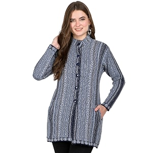 LADYWILLINGTON Women Woolen Long Coat Warm Fabric