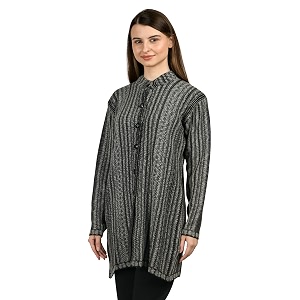 LADYWILLINGTON Women Woolen Long Coat Warm Fabric