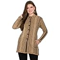 LADYWILLINGTON Women Woolen Long Coat Warm Fabric