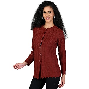 LADYWILLINGTON Women Woollen Round Neck Sweater Heavy