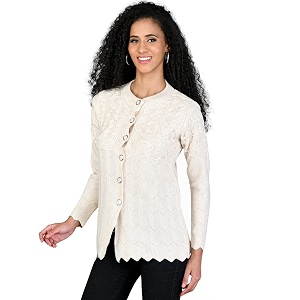 LADYWILLINGTON Women Woollen Round Neck Sweater Heavy