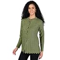 LADYWILLINGTON Women Woollen Round Neck Sweater Heavy