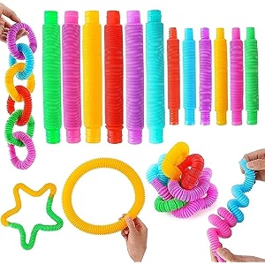 pop it fidget pipe tube toy the pop sound ring connection pop it fidget toy music tubes for kids and adults best gift for all ag