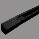 1 Meter Rectangular Black Track |Track Way, Track Rail, Track Patti/Track Line for Led Spot Lights | Body Colour Black | Pack of 1