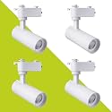 Spectra 20 Watt White Colour Tunable Led Track Light, Spot Light/Focus Light | Flexible Rotatable Light Head | Track Way not Included | Pack of 4
