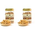 LAFOOCO Sea Salt Caramel Cashews, Vietnam Cashews, Lightly Salted, Sweet Tasty Snack, Rich in Nutrients, Protein, Great Gift for Family, Holiday, Resealable Jar, Halal, BRCGS (14.1 oz) (Pack of 2)