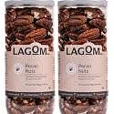 Lagom Pecan Nuts 1 kg | Unsalted, Small Batch Roasted | Buttery, Crunchy Texture | No Preservatives | Vegan, Gluten Free, Non-GMO