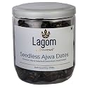 Lagom Ajwa Seedless Dates 250g | Premium Pitted Saudi Khajoor | Soft, Naturally Sweet &amp; Ready to Eat | No Added Sugar, No Preservatives | Vegan, Gluten Free, Non-GMO