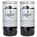 Lagom Omani Seedless Dates 1 kg | Premium Pitted Khajoor from Oman | Soft, Naturally Sweet &amp; Convenient | No Added Sugar, No Preservatives | Vegan, Gluten Free, Non-GMO