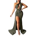 LAGSHIAN Women Sexy Elegant One Shoulder High