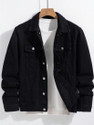 lahaba Full Sleeve Solid Men Denim Jacket