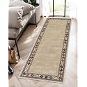 Lahome Modern Bordered Kitchen Runner Rugs Non