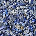 LAIDANLA Lapis Lazuli 1lb Crystal Polished Tumbled Stones Irregular Shaped Crystal Chips Bulk Natural Gemstone Aquarium Gravel Rocks Vase Filler Fish Tank Gravel Home Decoration