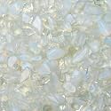 LAIDANLA Opalite Crushed Stone Crystal Chips Bulk Natural Gemstones Healing Reiki Crystals Mini Quartz Vase Filler Aquarium Gravel 100g
