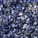 LAIDANLA Sodalite Crushed Stone Crystal Chips Bulk Natural Gemstones Healing Reiki Crystals Mini Quartz Vase Filler Aquarium Gravel 100g