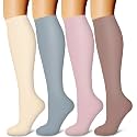 Laite Hebe 4 Pairs-Compression Socks for Women&amp;Men Circulation-Best Support for Nurses,Running,Athletic