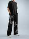 Laitinen Printed Men Black Track Pants