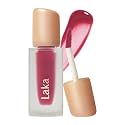 Laka Fruity Glam Tint | Glowing Korean Lip Tint with Hydrating Lightweight Texture | Buildable Color, Non-Sticky High Shine Gloss | K-Beauty Korean Makeup | #127 Rose, 0.15oz