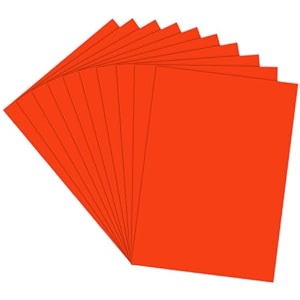 lakeer a4 color paper 20 sheets dark orange premium colour 180 gsm pack for copy printing diy art amp craft projects decoration printing etc