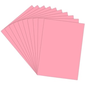 lakeer a4 color paper 20 sheets rose pink premium colour 180 gsm pack for copy printing diy art amp craft projects decoration other office printing