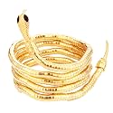 LAKIYOYO Bendable Snake Bracelet for Women Adjustable Punk Snake Choker - Flexible Multi-Purpose Medusa Necklace Hollween Jewelry