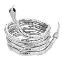 LAKIYOYO Bendable Snake Bracelet for Women Adjustable Punk Snake Choker - Flexible Multi-Purpose Medusa Necklace Hollween Jewelry