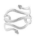 LAKIYOYO Bendable Snake Bracelet for Women Adjustable Punk Snake Choker - Flexible Multi-Purpose Medusa Necklace Hollween Jewelry