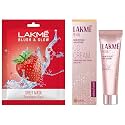 LAKMÉ 9 To 5 Complexion Care Cream, Medium, Radiant, Natural, Luminous, Dry| Bronze 9 G & LAKMÉ Blush & Glow Strawberry Sheet Mask, 25 Ml