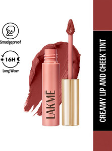 lakm double duty lip  cheek mousse matte lipstick  soft blush