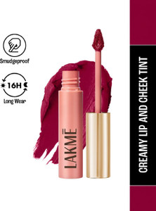 lakm double duty lip  cheek mousse matte lipstick  soft blush