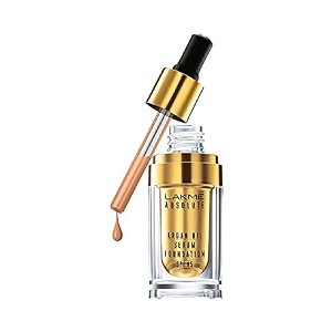 lakm absolute argan oil serum foundation with spf 45 natural light 15 ml