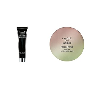 lakm absolute blur perfect makeup primer 30g and lakm 9 to 5 naturale finishing powder universal shade 8g
