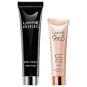 lakm absolute blur perfect makeup primer 30g and lakm complexion care face cream bronze 9g