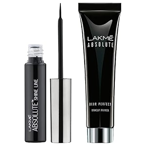 lakm absolute blur perfect makeup primer 30g and lakm absolute shine liquid eye liner black 45ml
