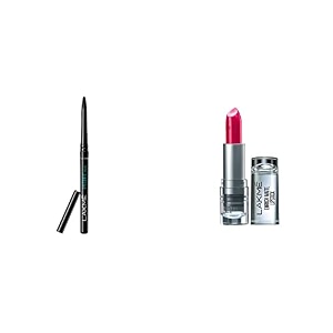 lakm eyeconic kajal deep black 035g amp lakme enrich matte lipstick shade pm17 47g