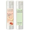 Lakmé Moisturizer Body Lotion, Peach Milk, 200ml And Lakmé Gentle and Soft Deep Pore Cleanser, 120 ml