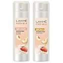 LAKMÉ Moisturizer Body Lotion, Peach Milk, 200ml And Lakme Peach Milk SPF 24 PA Sunscreen Moisturiser, 200 ml