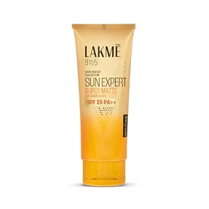 lakme sun expert spf 25 pa super matte lotion sunscreen lightweight non sticky50ml